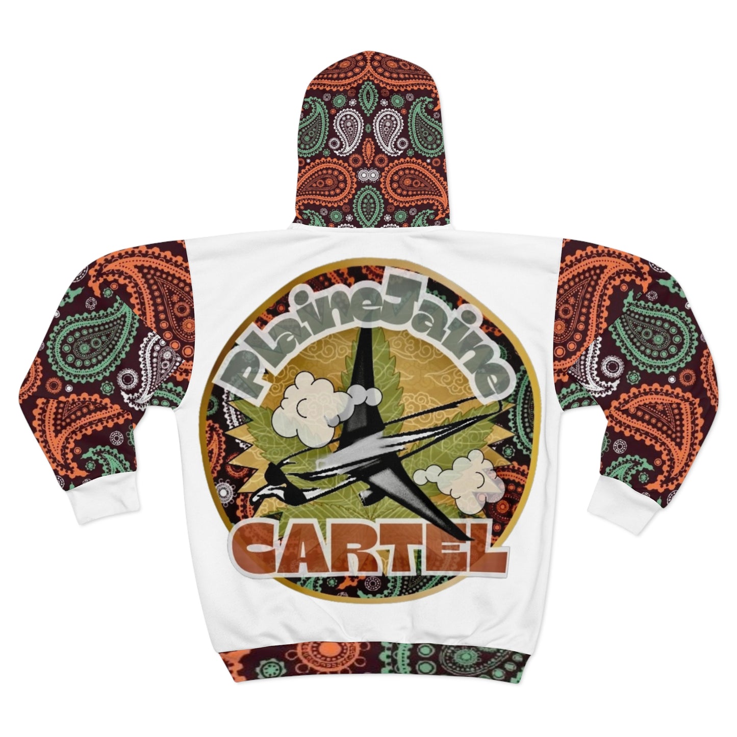 “Autumn’s Fall Paisley,” Fligh or Die: Plaine Jaine 101, Hoodie l