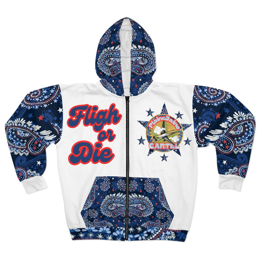 “American Dreams Paisley,” Fligh or Die: Plain Jaine 101, Hoodie