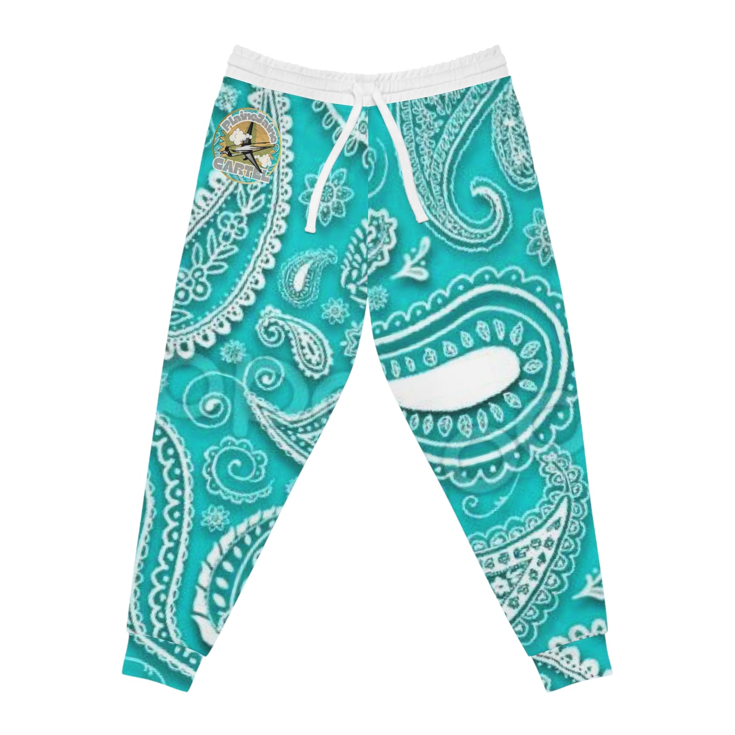 “Aquamatic Paisley,” Joggers